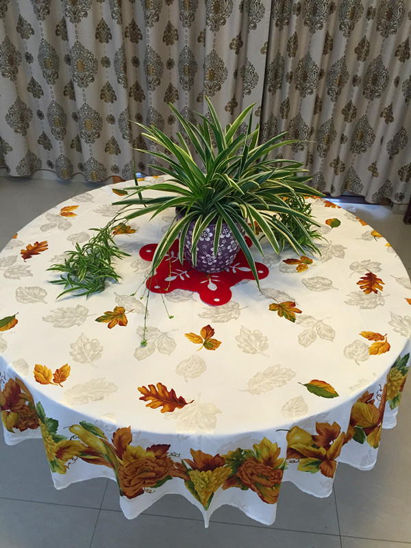 美式乡村田园风花卉会议桌布