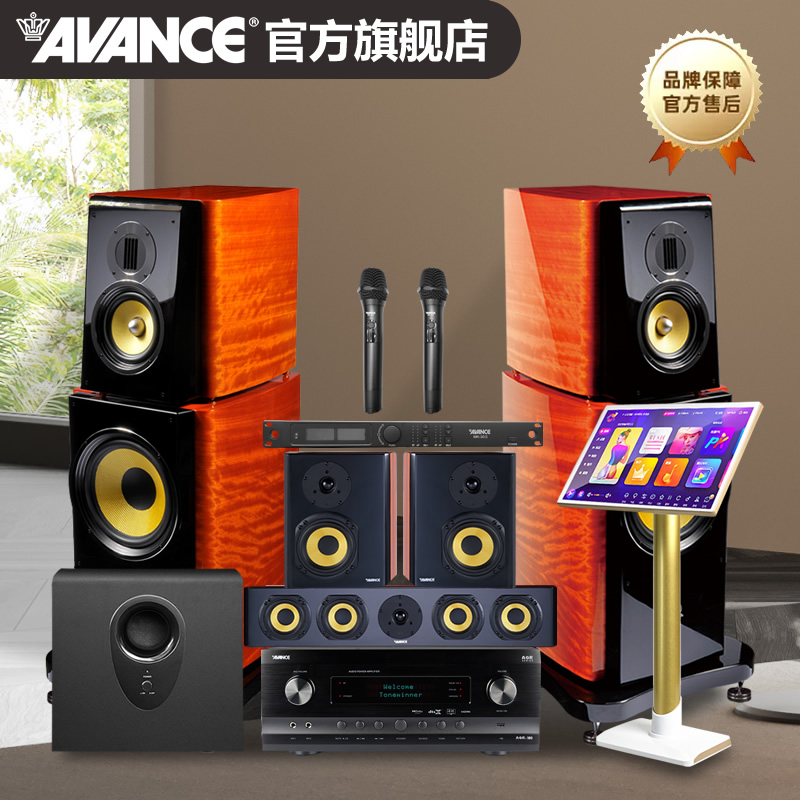AVANCE丹麦皇冠K35音响音箱家庭影院发烧HIFI家用功放低音炮音箱