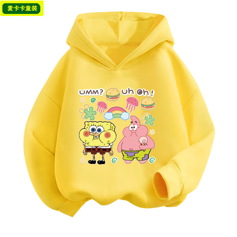 春秋中性纯棉卡通图案卫衣