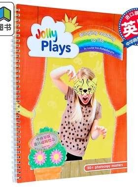 Jolly Plays 快乐自然拼读戏剧剧本 英文原版进口图书 英语口语听力技能 Jolly Phonics跨学科读写活动书朗读表演 大音