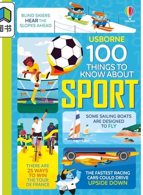 100体育大发现 100 Things to Know About Sport 英文原版 儿童科普绘本 知识百科图画书 精装 进口图书 8岁以上 大音