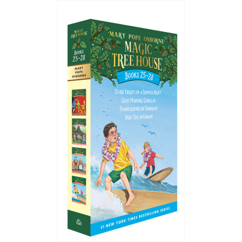Magic Tree House Volumes 神奇树屋卷25-28套装 英文原版进口小初文学 6-9岁 儿童章节桥梁书 Mary Pope Osborne 大音