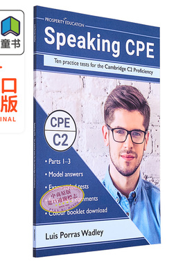 Prosperity Cambridge C2 CPE Proficiency Speaking Ten practice tests 2022 模拟练习测试 英文原版剑桥英语