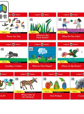 Ladybird Readers Beginner Level Eric Carle 英文原版 小飘虫阅读分级指导 初级 艾瑞卡尔系列10册 ELT分级读物 大音