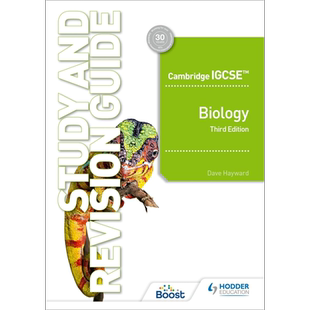Cambridge IGCSE Biology Study and Revision Guide Third Edition 剑桥IGCSE生物研究和复习指南第三版英文原版 大音