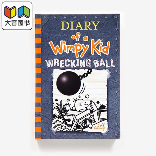 Diary of a Wimpy Kid 14 Wrecking Ball 小屁孩日记14 英国版 平装 英文原版进口儿童小初文学幽默故事章节书 大音