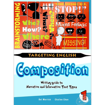 【新加坡英语教材】Targeting English Composition Book 1 目标英语作文1 含答案 小学英语词汇学习 7-12岁