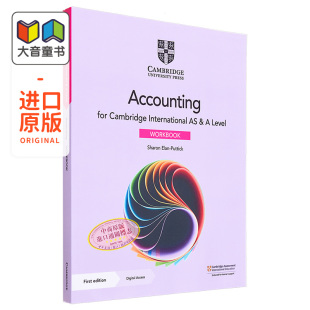 剑桥国际AS和Alevel会计练习册 大音 Level Accounting International 含电子版 预售 Workbook Cambridge