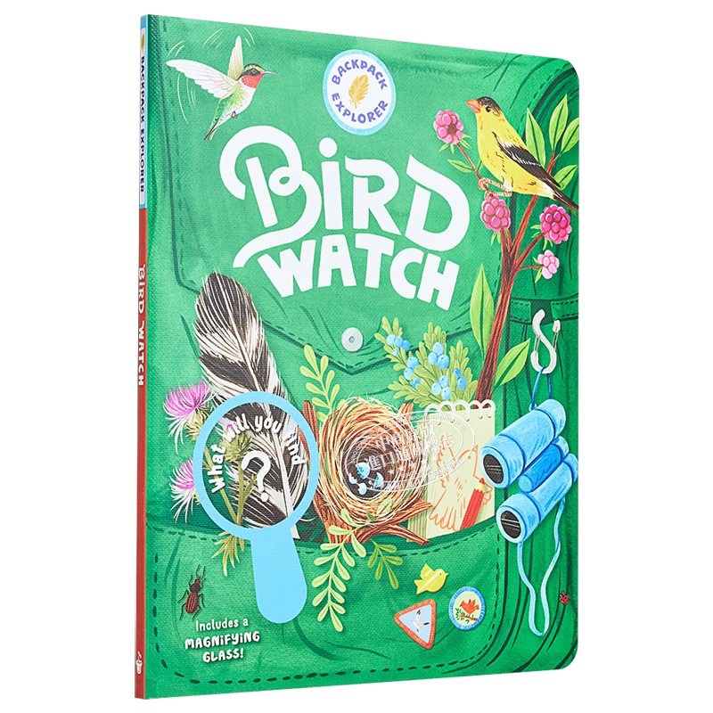 Backpack Explorer Bird Watch What Will You Find 背包探索者系列 英文原版 鸟类的发现 儿童科普绘本 亲子游戏书