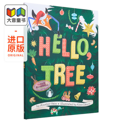 Alisa Coburn Hello tree 你好小树苗 圣诞节主题 节庆绘本 英文原版 进口图书 儿童绘本 故事图画书 大音