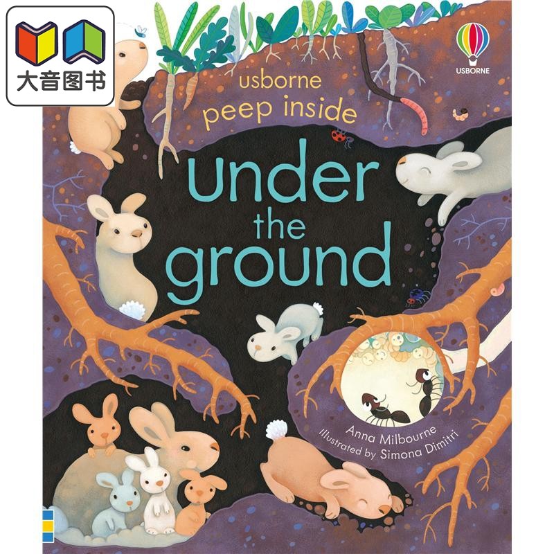 peep inside under the ground 尤斯伯恩偷偷看里面 地底下 英文原版