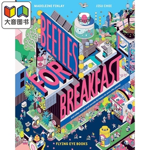 精品进口童书 大音 Finlay Breakfast 英文原版 for Madeleine Beetles 儿童科普读物 拯救地球 百科绘本 奇怪方法