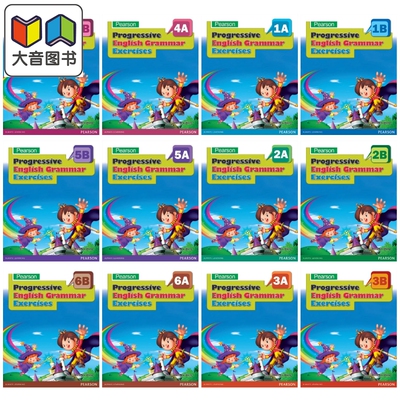 培生渐进式英语语法练习 一至六年级香港小学补充练习英文科Pearson Progressive English Grammar Exercises 1-6 大音