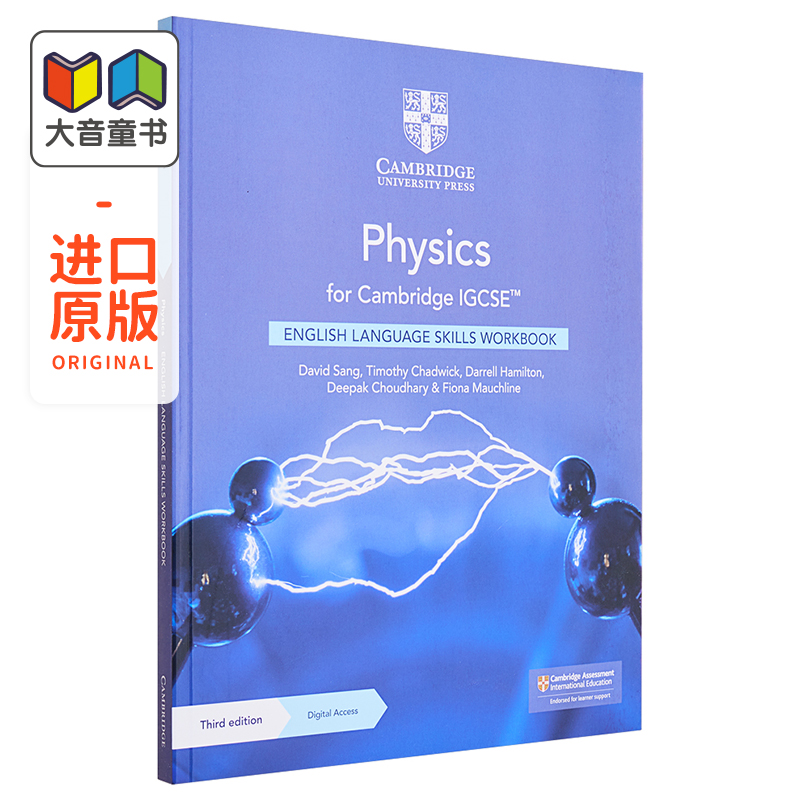 NEW Cambridge IGCSE Physics English Language Skills Workbook剑桥 IGCSE物理英语语言技能练习册大音-封面