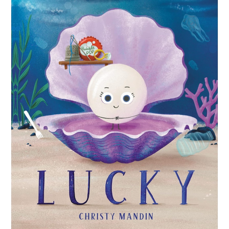 幸运的珍珠 Lucky 英文原版 儿童绘本故事图画书 精品绘本 进口儿童读物4-8岁 友谊故事书 环保主题 亲子读物 大音