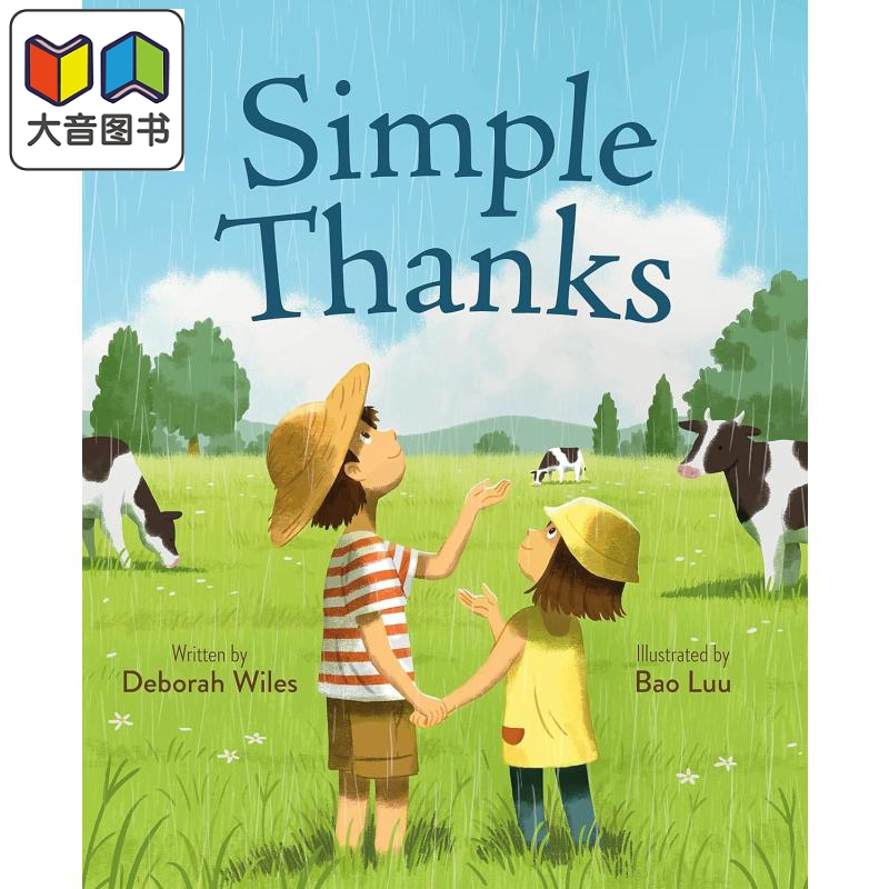 简单的感谢 Bao Luu Simple Thanks 英文原版 儿童绘本 图画故事书 精装精品绘本 进口儿童读物 4-8岁 感恩图画书 大音