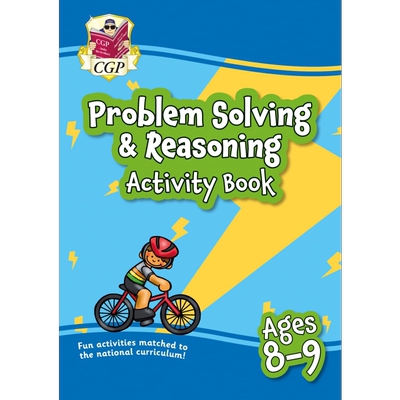 英国CGP原版教辅 New Problem Solving & Reasoning Maths Activity Book 8-9岁新问题解决推理数学活动手册 大音