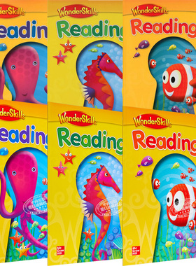 WonderSkills Reading Starter workbook 1-3 美国麦格劳希尔英语教材 阅读奇迹阅读入门练习册教材 英文原版 进口原版工具书