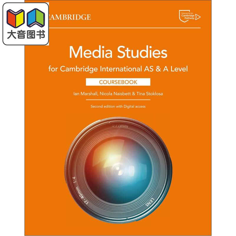 剑桥国际AS ALevel媒体研究课程教材含在线版2年Cambridge International AS & A Level Media Studies Coursebook 大音