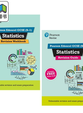 Pearson Revise 培生爱德思GCSE统计学复习指南+练习册 Edexcel GCSE Statistics Revision Guide Workbook 大音