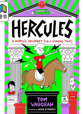 赫拉克勒斯 英雄之旅 Hercules 2 Hercules A Heros Journey on a School Trip 英文原版 插图丰富的幽默小说故事 大音