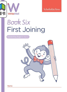 英国S&S教辅 WriteWell 6: First Joining 书写训练 6: 初识拼写 6-7岁 英文原版 英语单词书写练习 大音