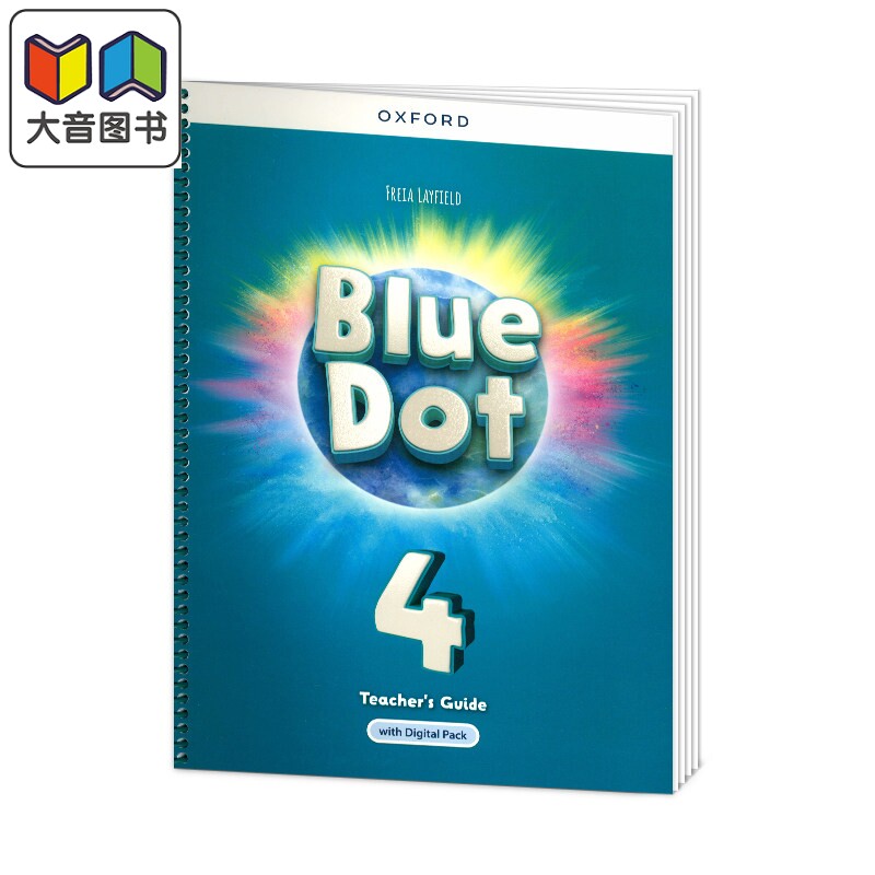 牛津少儿美语教材 Oxford Blue Dot 4 Teacher s Guide 教师书4级别 含电子资源 中小学生英语bluedot教材原版进口 大音
