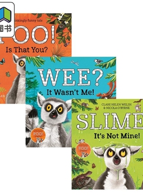Nicola O'Byrne 狐猴莱尼系列Lenny the lemur 动物知识科普儿童绘本3册 趣味百科故事图画书 英文原版 进口图书 大音