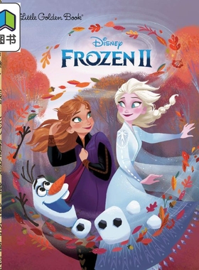 Frozen 2 Little Golden Book 小金书：冰雪奇缘2 英文原版 进口原版 2岁到5岁 儿童图画书 Nancy Cote
