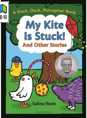 Salina Yoon My Kite Is Stuck And Other Stories 农场三小只 我的风筝卡住了 英文原版儿童绘本 动物故事图画书 大音