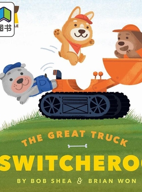 狗狗联盟 Adurable The Great Truck Switcheroo 英文原版 儿童纸板书绘本 动物故事图画书 精品绘本 进口图书 大音