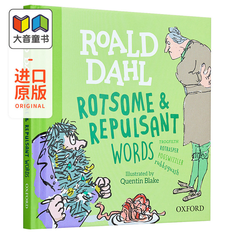 roald dahl rotsome repulsant words儿童教辅书识字材料英文原版