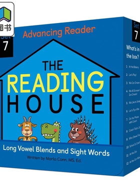 The Reading House Set 7 Long Vow & Sight Word 阅读小房子7级 英文原版 儿童绘本 分级阅读 Marla Conn 4-8岁 大音