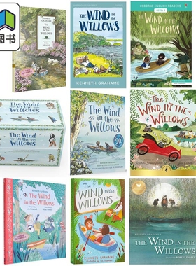 The Wind in the Willows 儿童文学经典 柳林风声 英文原版进口 多个版本可选 黑白插图版 古典插画版 盒装版 大音