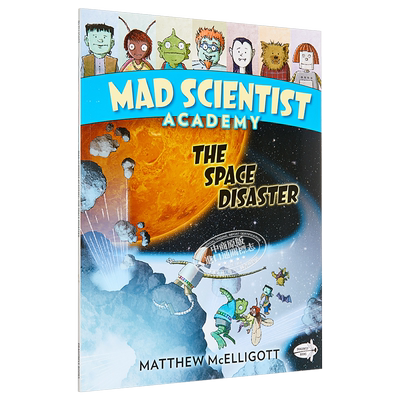 疯狂科学高校3 Mad Scientist Academy Space Disaster 桥梁漫画图像小说 儿童科普漫画科学百科英文原版小初文学 大音