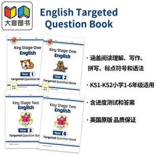 English KS1 英语定向练习册 英国CGP原版 Targeted 阅读理解写作拼写语法 Book KS2 大音 6年级 Question 英文原版