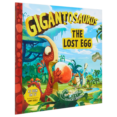 Gigantosaurus The Lost Egg 小恐龙大冒险4 获奖童书 英文原版 6-9岁 动画改编儿童绘本 故事图画书 进口图书 大音