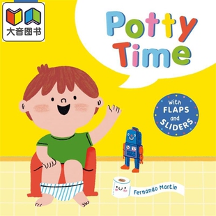 幼儿纸板书 如厕训练 Time 必备技能 亲子绘本图画书 带翻页 Skills 4岁 Star 大音 Potty 进口低幼童书1 英文原版