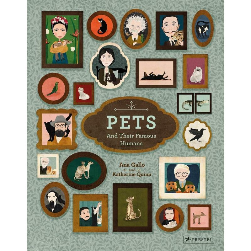 宠物及其有名的主人 Lucie Vandevelde Pets And Their Famous Humans 精装 精品绘本 7~12岁