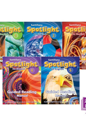 经典原版美国小学英语教材配套分级读物 SPOTLIGHT ON ENGLISH THEMATIC LIBRARY 1-5年级 【每级送伴读指南】 每级8册 全套4