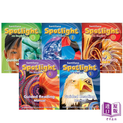 经典原版美国小学英语教材配套分级读物 SPOTLIGHT ON ENGLISH THEMATIC LIBRARY 1-5年级 【每级送伴读指南】 每级8册 全套4