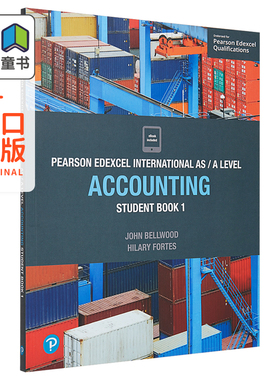 Pearson Edexcel International AS/A Level 培生爱德思 Alevel 考试 Accounting Student Book 1 会计学生用书 英文原版