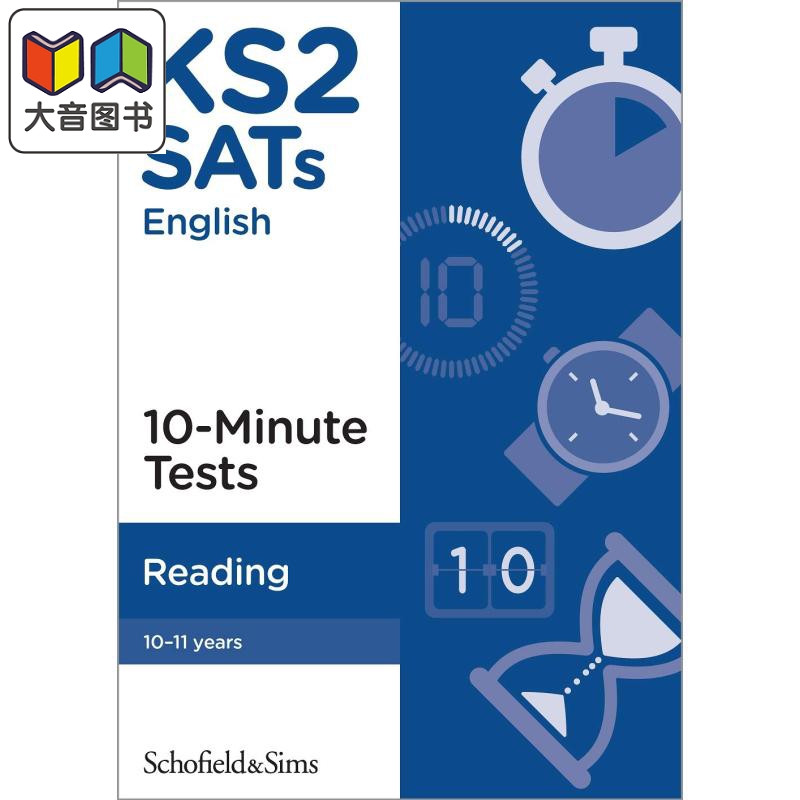 英国S&S教辅 KS2 SATs Reading 10-Minute Tests KS2 SAT 阅读 10 分钟测试（10-11岁）附答案 英文原版 大音