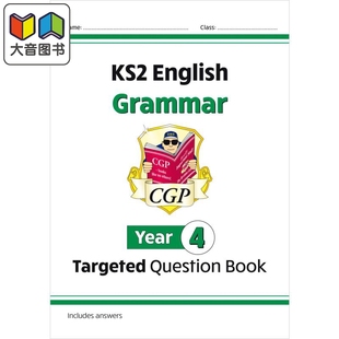 with New Book CGP Year Targeted Grammar 英语4年级语法有针对性 大音 KS2 问题书 预售 Question Answers English