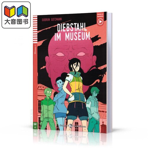 Junge ELI Lektüren 系列 Diebstahl im Museum 博物馆失窃 含音频 德文原版 德语分级阅读读物 儿童文学小说 大音