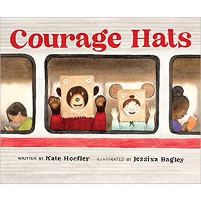 Jessixa Bagley Courage Hats 勇气的帽子 英文原版儿童精品绘本 动物及动物故事主题 3到6岁 大音