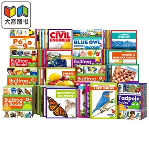 美国Jump百科分级读物 跨学科阅读 四大科学体系 蝌蚪牛蛙袋鼠蓝鹰系列 英文原版 分级阅读 课外英语读物 3-12岁 大音
