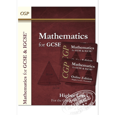 CGP Maths 数学 for GCSE and IGCSE® Textbook, Higher 英国进口原版书