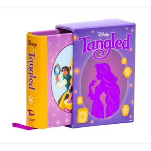迪士尼长发公主 迷你书 魔发奇缘 英文原版 Disney Tangled Tiny Book Insight Editions 大音