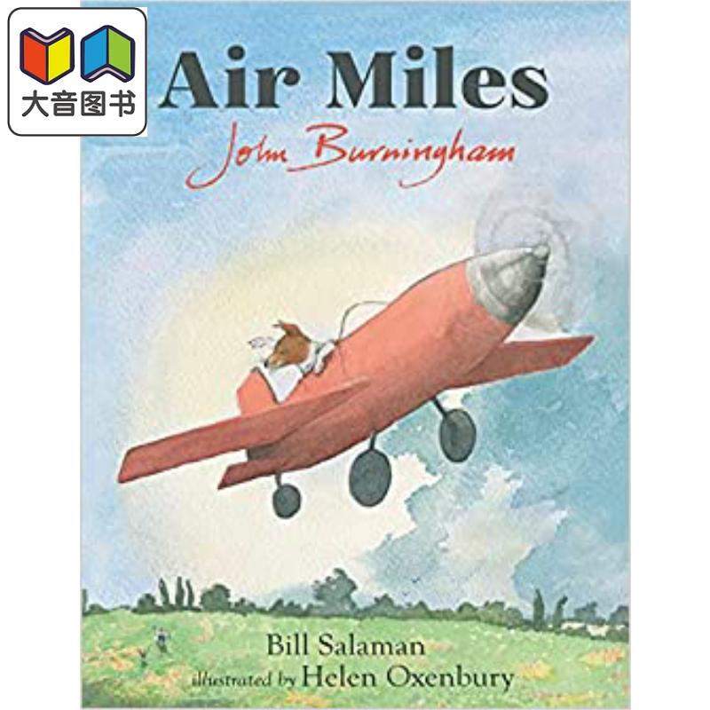 John Burningham Air Miles  约翰伯宁汉小狗的旅程 英文原版儿童绘本 故事绘本 3到6岁 大音